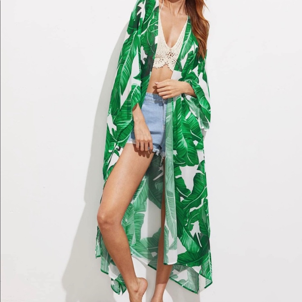 Shein jungle kimono